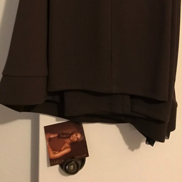 IMAN 2XTALL slimming technology pants in brown, new, - Picture 3 of 14